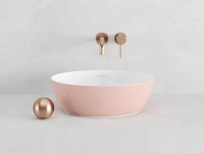 sink ARTIS Villeroy Boch 43x43x13cm 3D model