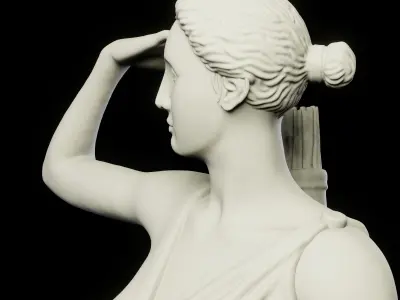 Artemis Diana Goddess of Hunt 3D print model