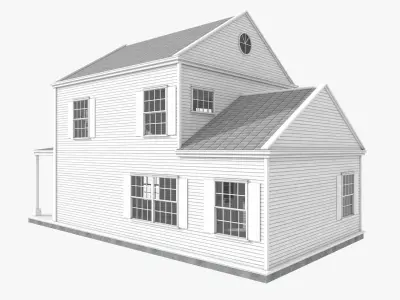  Five House Collection 3D model