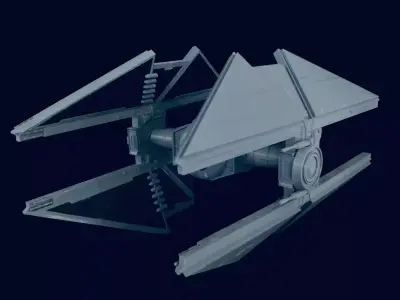 TIE Avenger Prototype 3D print model