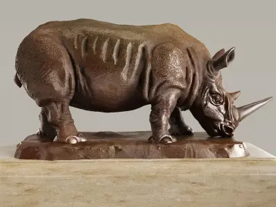 RH Rhino sculpture 3D model