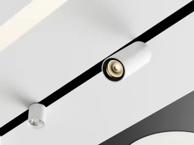 Arkoslight Set 2 ceiling with light fixtures 3D model