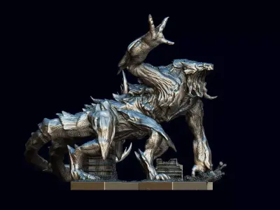 Pacific rim Mega kaiju model for the table top game 3D model