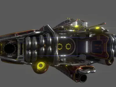 Imperial BALLISTA Medium Spinal Bow Section 3D model 3D model