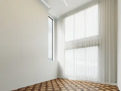 Empty interior 3D model