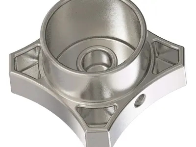 Faucet Square Knob 3D print model