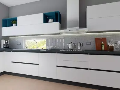 Modern Kitchen 3D model