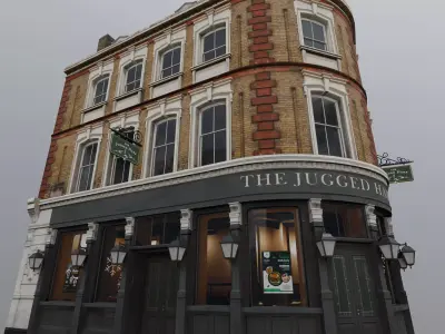 London Building Pack Low-poly 3D model