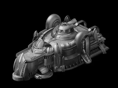 Star Alliance - Large Building 01 3D model