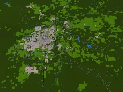 Springfield City of USA Low-poly 3D model