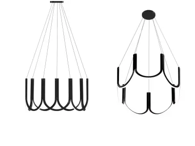 U-SERIES - Sylvain Willenz - Arpel Lighting 3D model