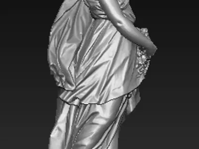 Flore Sculpture   3D model 3D print model