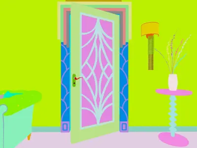 DOOR MODERN 5 3D model