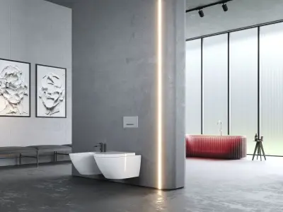ProVis3D 040 - Modern Interior Series Bathroom 3D model