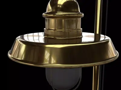 Farmhouse Floor Lamp 3D model