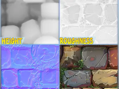 Stylized Wall Seamless Texture Texture 21