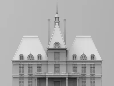 Moulinsart Marlinspike Chateau 3D print model