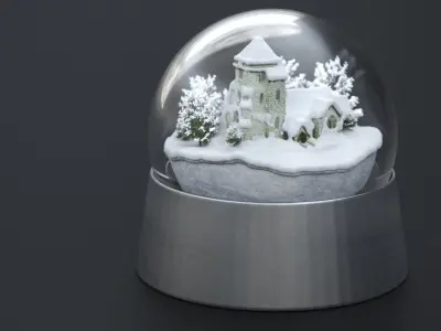 THE CHURCH SNOW GLOBE 2024 3D model