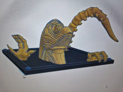 Ceiling Xenomorph Updated 3D print model
