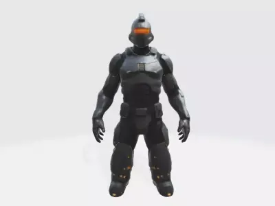 future soldier 3D model purchase