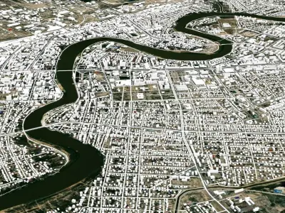 Cityscape Atyrau Kazakhstan 3D model