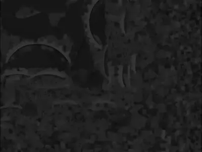 Luminous Gemstone Cluster Ring - Chromatic Fantasy Jewel Low-poly 3D model