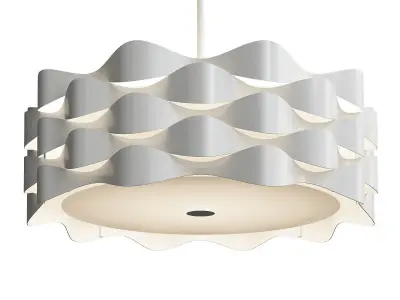 Coastal Current LED Drum Pendant Light Low-poly 3D model