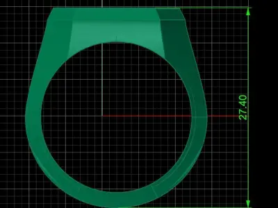 Jewelry ring 197 3D print model