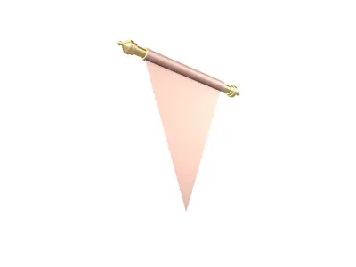 Pennant V2 010 Low-poly 3D model