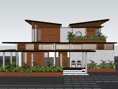 Beautiful single story residence  3D model