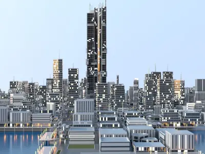 Cityscape 3001 3D model