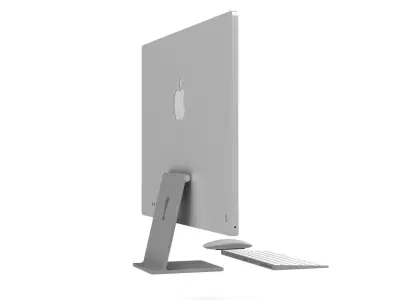 Apple iMac 24 inch 2021 All Color Low-poly 3D model