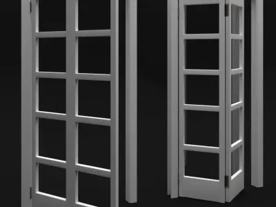 french door 3D model