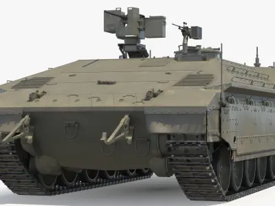  IDF Namer Armored Infantry Carrier Dirty Rigged for Maya 