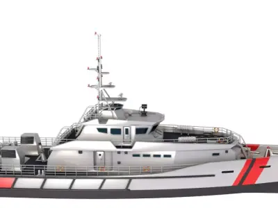 DAMEN Stan Patrol vessel 4207 3D model