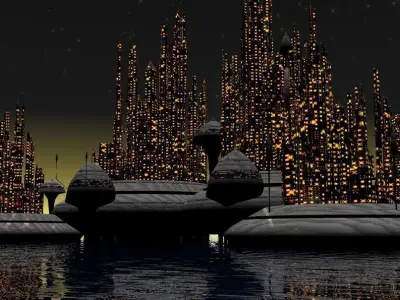 city 3D  3D print model