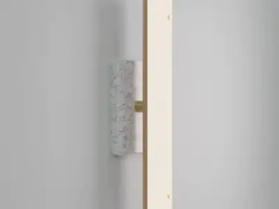 Counterweight Rectangle Sconce by Fort Standard Wall Lamp Free low-poly 3D model