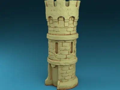 Tower Set 3D print model