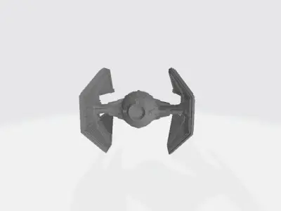 Star Wars TIE-Fighter Space for 3D printing 3D print model