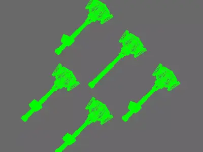 Space Knights Northern Hammer 3D print model