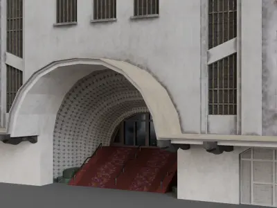 Edificio Ermita CDMX 3D model