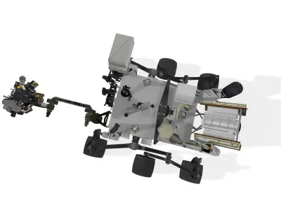 Mars Curiosity Rover Highly Detailed Scientific 3D Model 3D model