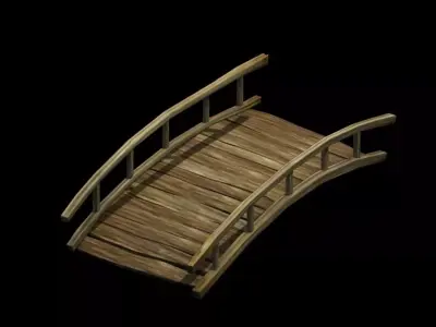 Yamano - Wooden Bridge 35 3D model