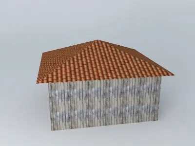 African Bungalo Free 3D model