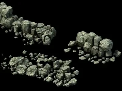 Mountain - Rock 0109 3D model