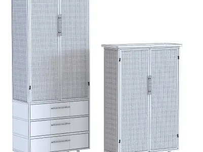2 Cabinet La gomera 2 doors 3D model