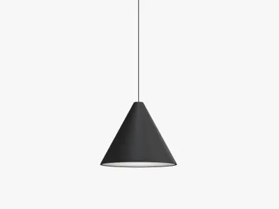 String Light Cone Pendant PBR 3D model