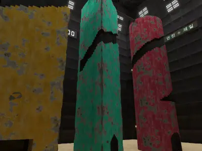 Squid Game season 3 Sky Squid Game scene 3D model