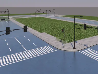Road Pack 3D model