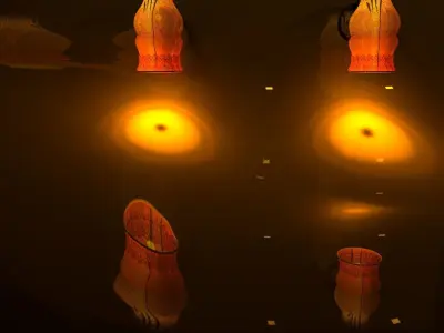 Modern Wall Light 3D model